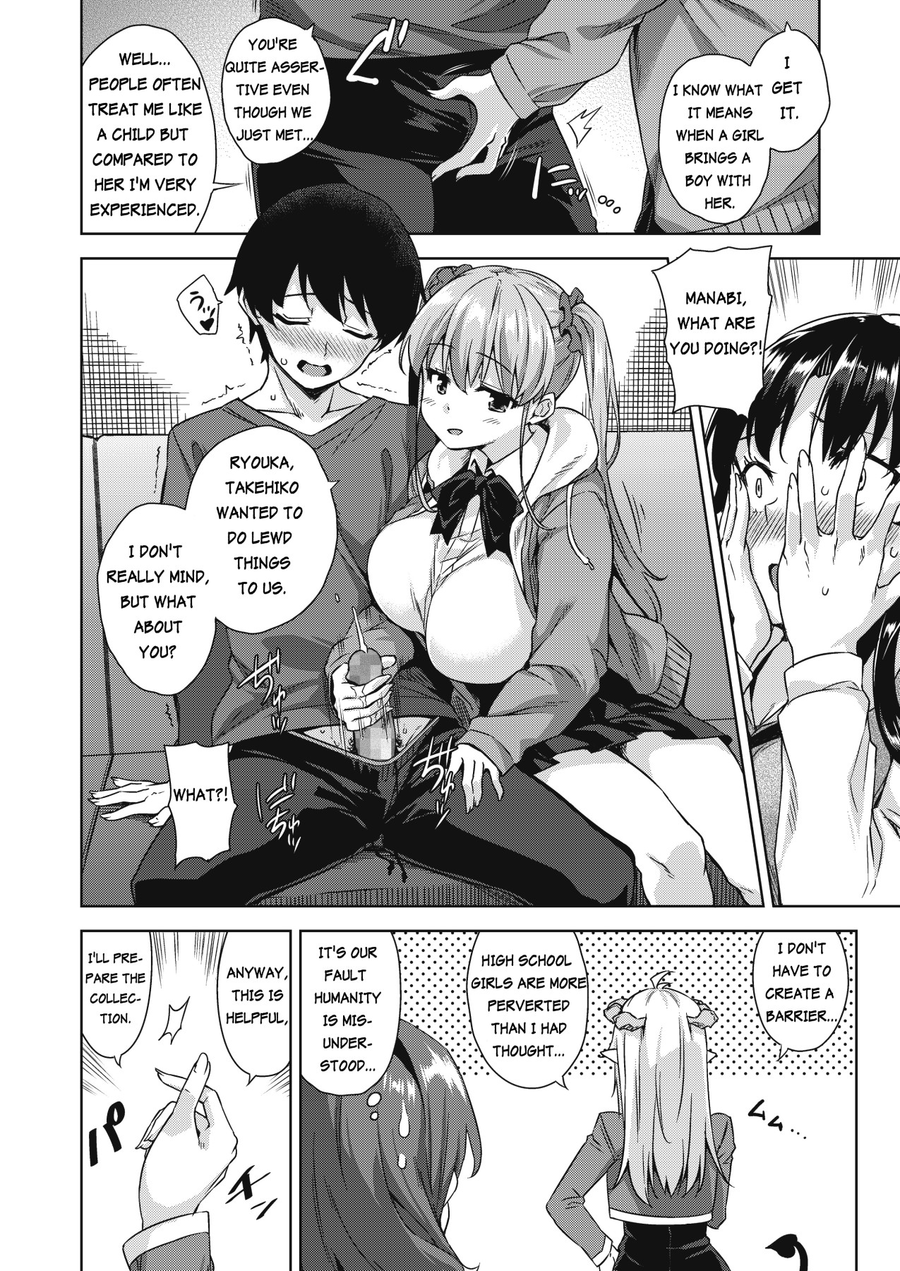 Hentai Manga Comic-Devil Highschooler! -Creating a Harem With a Devil App- Ch.2-Read-7